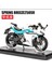 1/12 Kawasaki H2R Simülasyon Alaşım Ses ve Işık Motosiklet Ninja Modeli Çocuk Oyuncak Süsleme Bahar Esintisi 250 Beyaz + Taban (Yurt Dışından) 2