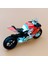 Meritor Ducati Kawasaki H2R Motosiklet R1 Modeli Simülasyon Alaşım Motosiklet Süsleri Koleksiyonu Ducati 696-KIRMIZI (Yurt Dışından) 4