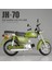 1/12 Kawasaki H2R Simülasyon Alaşım Motosiklet Modeli Çocuk Pürüzsüz Oyuncak Motosiklet Modeli Ses ile Jialing Yeşil (Yurt Dışından) 1