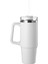 Lumin Quencher Tumbler 0,89 Litre Vakum Yalıtımlı Termos Bardak Kapaklı ve Pipetli Snow White 3
