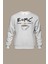 Unisex Sweatshirt E=mc2 Enerji Süt Coffee Energy Milk Coffee Einstein Baskılı Gri Sweat 1