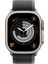 Apple Watch Fabric Loop Band 49MM Ultra Kayış Black-Orange 4