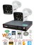 2 Kameralı 5mp Lens 1080P 2mp Color Görüntü 8 Warm LED Gece Görüş Fullhd Güvenlik Kamera 5525W 500GB 2