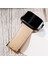 Apple Watch Deri Kordon 42MM 44MM 45MM 49MM 3 / 4 / 5 / 6 / Se / 7 / 8 / 9 Ultra Ultra 2 Deri Kayış Bej 2