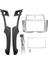 2 Din Araba Stereo Çerçeve Trim Kiti Toyota Yaris Vitz Platz 2005-2011 Için Dashboard DVD Oynatıcı Kurulum Çerçeve Fasyalar (Yurt Dışından) 3