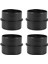 4x 60MM Oto Kaloriferi Kanal Boru Marangoz Hava Park Isıtıcısı Hortum Boru Konnektörü Webasto Eberspacher (Yurt Dışından) 1