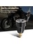 Çift 5V 2.1A Din USB Adaptörü, Alüminyum Alaşımlı Avrupa Motosiklet USB Şarj Cihazı Din Soket Fişi Güç Çıkışı Voltmetre Bmw Motosiklet / Telefon / Iphone / Gps / Satnav (Yurt Dışından) 3