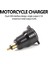 Çift 5V 2.1A Din USB Adaptörü, Alüminyum Alaşımlı Avrupa Motosiklet USB Şarj Cihazı Din Soket Fişi Güç Çıkışı Voltmetre Bmw Motosiklet / Telefon / Iphone / Gps / Satnav (Yurt Dışından) 5