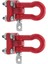 Metal Tırmanma Römork Çekme Kancası Kanca Toka, Vinç Pranga Aksesuarı 1/10 Ölçekli Rc Paletli Kamyon D90 SCX10 Tırmanma Araba, Kırmızı (Yurt Dışından) 3