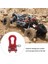 Metal Tırmanma Römork Çekme Kancası Kanca Toka, Vinç Pranga Aksesuarı 1/10 Ölçekli Rc Paletli Kamyon D90 SCX10 Tırmanma Araba, Kırmızı (Yurt Dışından) 4