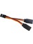 5 Adet Jr/futaba Stil Servo 1 Ila 2 Y Kablo Demeti Kablo Splitter Kablo Erkek Kadın Uzatma Kurşun Tel Rc Modelleri Için 7 cm (Yurt Dışından) 3
