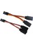 5 Adet Jr/futaba Stil Servo 1 Ila 2 Y Kablo Demeti Kablo Splitter Kablo Erkek Kadın Uzatma Kurşun Tel Rc Modelleri Için 7 cm (Yurt Dışından) 5