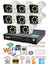 8 Kameralı 5mp Lens 1080P 2mp Color Görüntü 8 Warm LED Gece Görüş Fullhd Güvenlik Kamera 5525W 500GB 1
