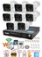 8 Kameralı 5mp Lens 1080P 2mp Color Görüntü 8 Warm LED Gece Görüş Fullhd Güvenlik Kamera 5525W 500GB 2