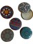 Bambu Oval Sepet & Mandala Desen Metal Kutu Mum 4
