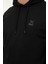M-SN88 Bsc Hoodıe 3pr Siyah Erkek Kapsonlu Sweatshirt 3