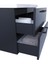 Batum 80 Cm Antrasit MDF Banyo Dolabı Seti 3