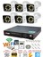 6 Kameralı 5mp Lens 1080P 2mp Color Görüntü 8 Warm LED Gece Görüş Fullhd Güvenlik Kamera 5525W 1tb 1