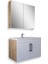 Yalova 65 Cm Mdf Banyo Dolabı Seti 3