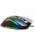 Nova V1 12800 Dpi Wide RGB Özel ABS Doku & Claw's Reflex Örgü Kablolu Ekstra Fire Butonlu Gaming Mouse - Siyah 5