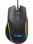 Nova V1 12800 Dpi Wide RGB Özel ABS Doku & Claw's Reflex Örgü Kablolu Ekstra Fire Butonlu Gaming Mouse - Siyah 1