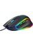 Nova V1 12800 Dpi Wide RGB Özel ABS Doku & Claw's Reflex Örgü Kablolu Ekstra Fire Butonlu Gaming Mouse - Siyah 4