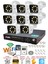 8 Kameralı 5mp Lens 1080P 2mp Color Görüntü 8 Warm LED Gece Görüş Fullhd Güvenlik Kamera 5525W1TB 1