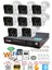 8 Kameralı 5mp Lens 1080P 2mp Color Görüntü 8 Warm LED Gece Görüş Fullhd Güvenlik Kamera 5525W1TB 2