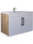 Yalova 80 cm Mdf Banyo Lavabolu Alt Dolap 1