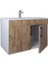 Prag 80 cm Mdf Banyo Lavabolu Alt Dolap 2