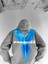Oversize Paradise Baskılı Hoodie Gri 2