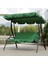 Avlu Bahçe Salıncağı Koltuk Kılıfı-1 x Salıncak Kanopi Kılıfı (190 x 132 x 15CM) 1 x Salıncak Koltuk Kılıfı (150 x 50 x 10CM)-YEŞIL (Yurt Dışından) 1