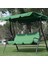 Avlu Bahçe Salıncağı Koltuk Kılıfı-1 x Salıncak Kanopi Kılıfı (190 x 132 x 15CM) 1 x Salıncak Koltuk Kılıfı (150 x 50 x 10CM)-YEŞIL (Yurt Dışından) 2