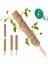Hindistan Cevizi Yosunu Totem Uzatma Çubuğu - 2 x Hindistan Cevizi Totem Direği 2 x Bahçe Destek Bağları (Toplamda 4 M) - Kahverengi (Yurt Dışından) 3