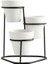 Bonsai Standı-3 x Saksı 1 x Saksı Tutucu-Beyaz (Yurt Dışından) 3