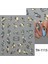 3D Altın Dalga Çizgi Tırnak Etiket Mermer Mavi Geometri Soyut Çiçekler Nail Art Kaydırıcılar Çıkartmaları Folyo Manikür Süslemeleri Chth (Yurt Dışından) 3