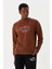 Erkek Sweatshirt Kahverengi M500242 4