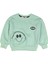 Kız Çocuk Üç Iplik Baskılı Çanta Detaylı Sweatshirt Monday 1