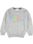 Kız Çocuk Üç Iplik Nakışlı Sweatshirt Fruit Of The Loom 1