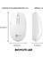 WS204 Kablosuz 1200DPI 3 Tuşlu Optik Mouse Beyaz 2