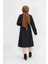 Bycoolest Butik 11010 Bycoolest Butik Kumaş Beli Bağlamalı Orta Boy Trençkot 3