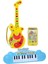 Berat Toys 3 Ürün Birarada Türkçe Müzikli Gitar&dokunmatik Telefon&22 Tuş Piyano 1