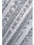 Taç 1/3 Sık Pile Jakar Tül Perde Tek Kanat - Ekru - Vizon 120 x 260 cm 2
