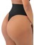 Kadın Siyah Renk Normal Bel String Korse Dikişsiz Fit Toparlayıcı Popo Külot Women 5