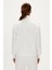 Kate Full-Zip Off-White Beyaz Fermuarlı Kadın Sweatshirt 2