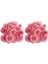 40 Adet Yapay Gül Çiçek Baş Corolla Dıy Düğün Dekorasyon Çapı 65MM - Pembe (Yurt Dışından) 2
