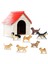 8 Adet Köpek Figürleri Oyuncak Seti, Gerçekçi Detaylı Plastik Köpek Figürleri Hayvanlar Oyuncak Playset Okul Projesi Çocuklar Için Yeni Yürümeye Başlayan Çocuklar (Yurt Dışından) 3