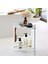 Banyo Depolama Rafı Çok Fonksiyonlu Modern Minimalist Raf Ev Mutfak Depolama Tutucu Baharat Banyo Malzemeleri Siyah (Yurt Dışından) 5
