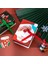 4 Adet Noel Şeker Kutusu Hediye Kutusu Hediye Kutusu Karton Yaratıcı Sihirli Kitap Serisi Noel Şeker Kutusu B (Yurt Dışından) 5