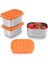 Çocuklar Için Paslanmaz Çelik Atıştırmalık Kapları Kolay Açılır Sızdırmaz Küçük Gıda Kapları Silikon Kapaklı Öğle Yemeği Kutusu 3 Adet (Yurt Dışından) 1